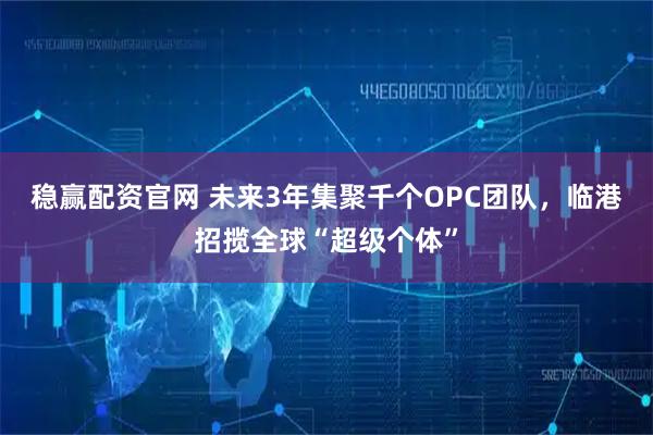稳赢配资官网 未来3年集聚千个OPC团队，临港招揽全球“超级个体”