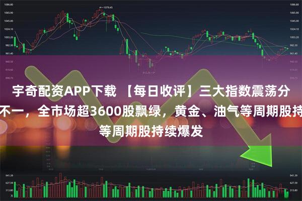 宇奇配资APP下载 【每日收评】三大指数震荡分化涨跌不一，全市场超3600股飘绿，黄金、油气等周期股持续爆发