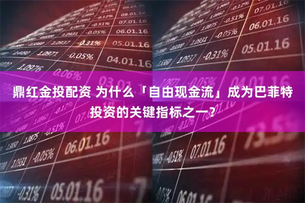 鼎红金投配资 为什么「自由现金流」成为巴菲特投资的关键指标之一？